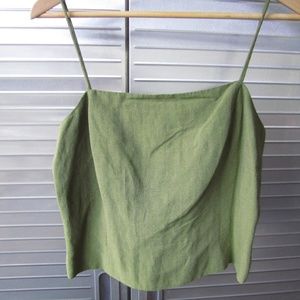 Ann Taylor Linen Sleeveless Top SZ 8